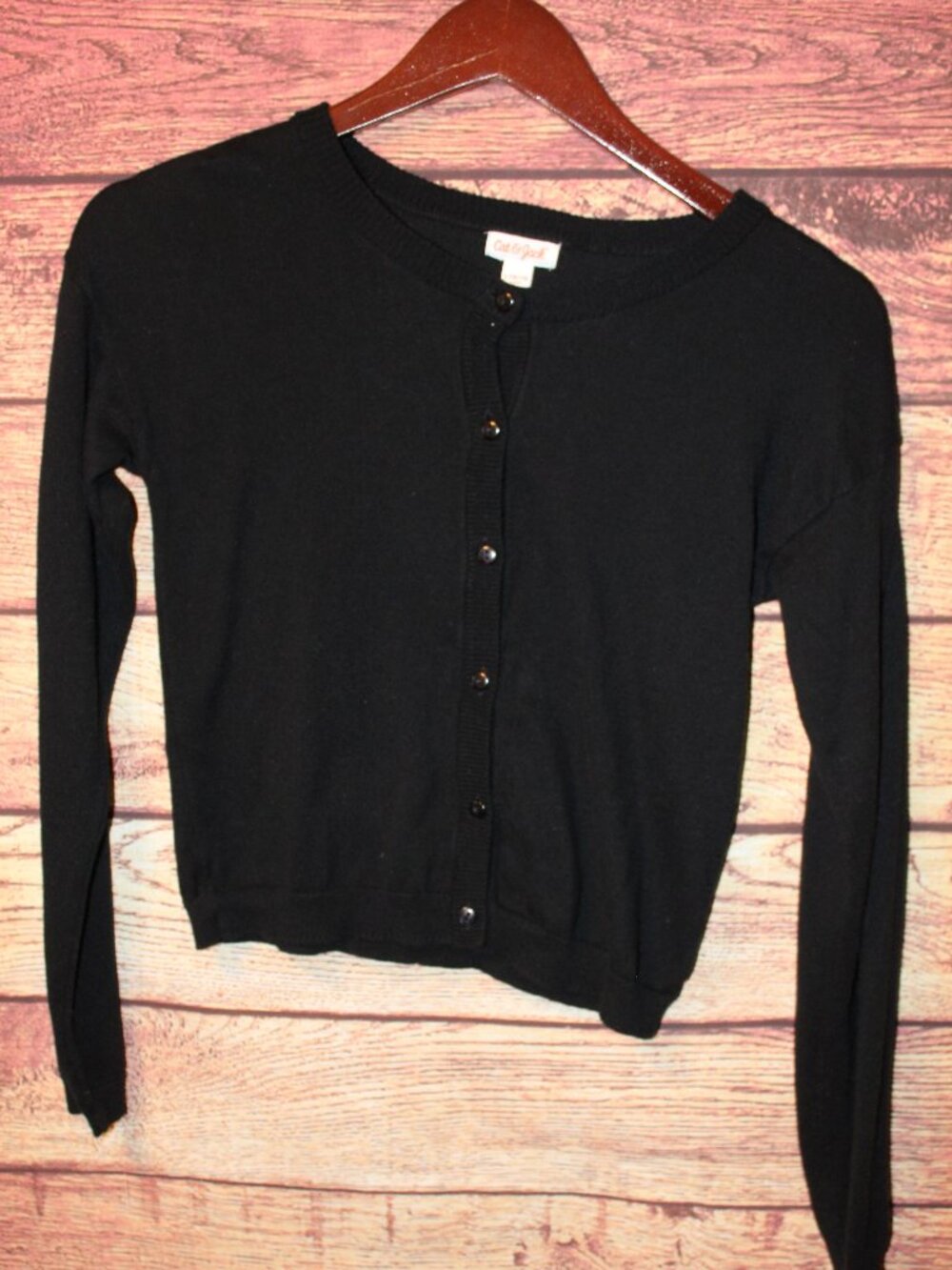 1 Black and 1 White Cat & Jack Button-up Cardigan Size L (10/12)